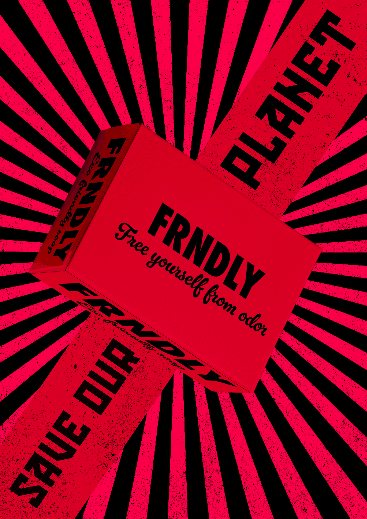 Experimental Russian constructivism inspired poster